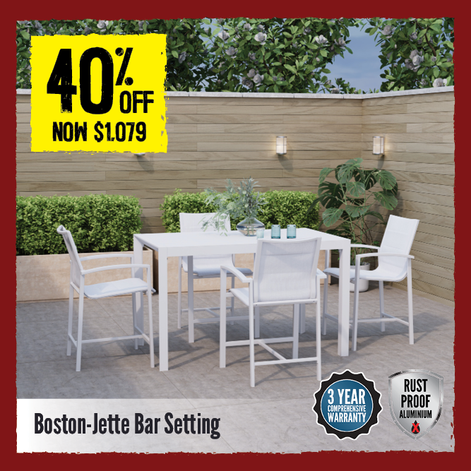 Now $1079 40% Off Boston-Jette Bar Setting | Shop Now